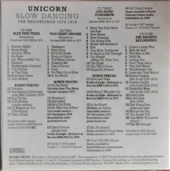 4CD/Coffret Unicorn: Slow Dancing (The Recordings 1974 -1979) LTD