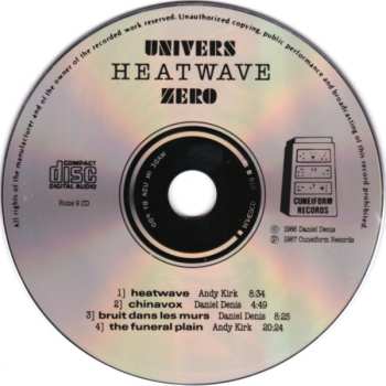 CD Univers Zero: Heatwave
