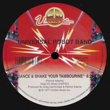 LP The Universal Robot Band: Dance & Shake Your Tambourine / Freak With Me