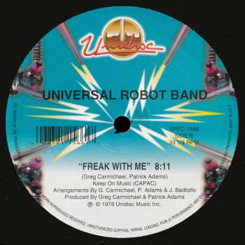 LP The Universal Robot Band: Dance & Shake Your Tambourine / Freak With Me