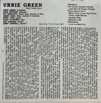 2CD Urbie Green: Five Classic Albums: All About Urbie Green And His Big Band / Blues And Other Shades Of Green / Urbie Green And His Band / Urbie Green Septet / Urbie: East Coast Jazz
