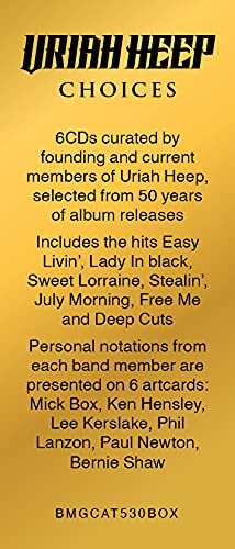 6CD/Coffret Uriah Heep: Choices