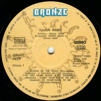 LP Uriah Heep: Fallen Angel