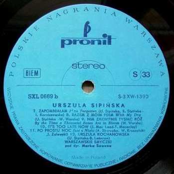 LP Urszula Sipińska: Urszula Sipińska
