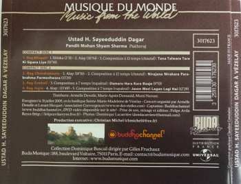 2CD Sayeeduddin Dagar: Chant Dhrupad À Vézelay
