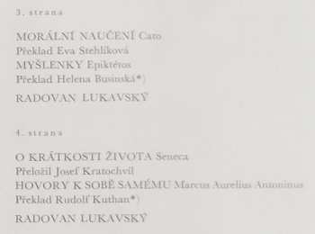 2LP/Coffret Václav Cibula: Antická Knihovna (Rada Moudrých - Výběr Z Rozhlasového Cyklu) (2x10" + BOX + BOOKLET) RYCHLOST 16!!!