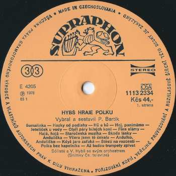 LP Václav Hybš: Hybš Hraje Polku