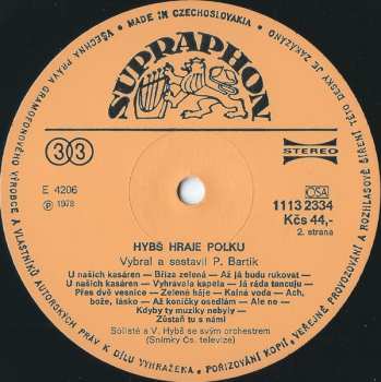 LP Václav Hybš: Hybš Hraje Polku