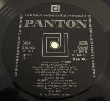 LP Manuel de Falla: Václav Kučera, Karel Reiner, Manuel De Falla, Štěpán Lucký