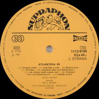 LP Václav Neckář: Atlantida '99