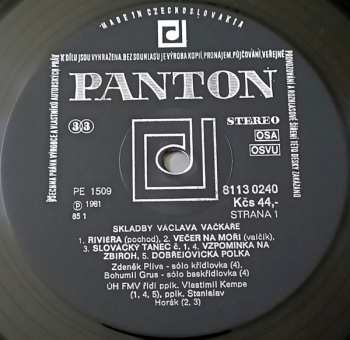 LP Václav Vačkář: Skladby Václava Vačkáře