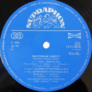 LP Josef Fiala: Pastorální Partity