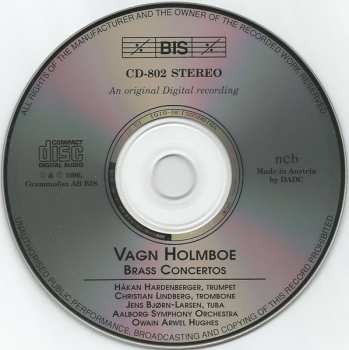 CD Håkan Hardenberger: Brass Concertos