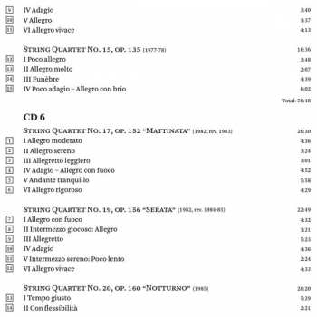 7CD/Coffret Vagn Holmboe: The Complete String Quartets
