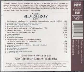 CD Valentin Silvestrov: Moments Of Memory II