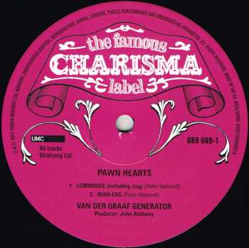 LP Van Der Graaf Generator: Pawn Hearts CLR