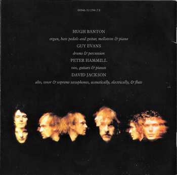 CD Van Der Graaf Generator: Still Life