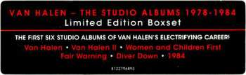 6CD/Coffret Van Halen: The Studio Albums 1978 - 1984 LTD