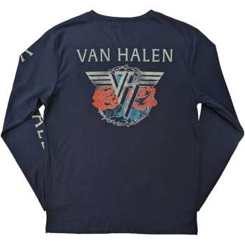 Marchandises Van Halen: Van Halen Unisex Long Sleeve T-shirt: 84 Tour (back & Sleeve Print) (small) S