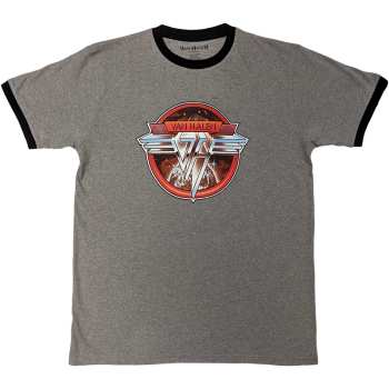 Merch Van Halen: Ringer T-shirt Circle Logo Van Halen