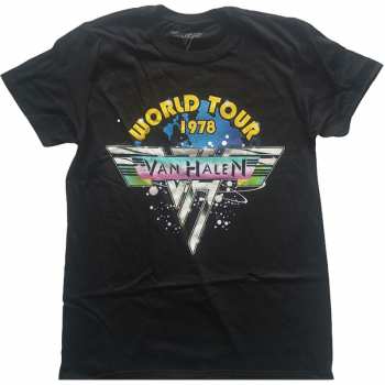 Merch Van Halen: T-shirt World Tour '78 Full Colour 