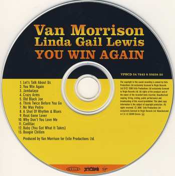 CD Van Morrison: You Win Again