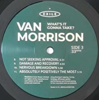 2LP Van Morrison: What's It Gonna Take?
