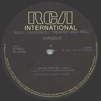 LP Vangelis: Heaven And Hell