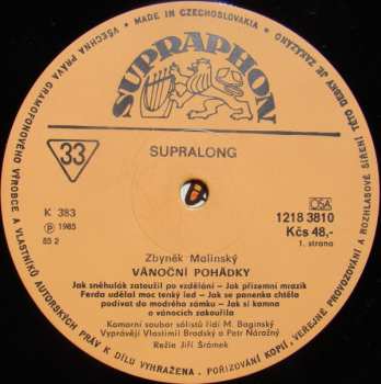 LP Zbyněk Malinský: Vánoční Pohádky
