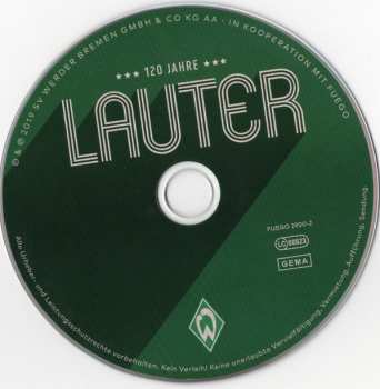 CD Various: Lauter 120 Jahre Werder