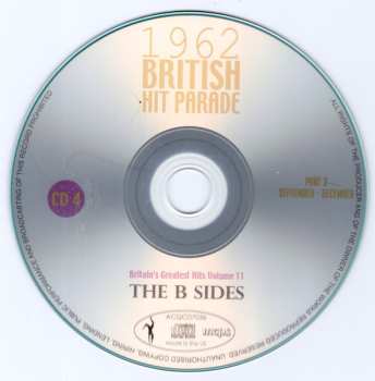 4CD Various: 1962 British Hit Parade Britain's Greatest Hits Volume 11 The B Sides Part 3 September - December