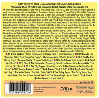 10CD/Coffret Various: 20 Original Debut Albums By 20 Rock & Roll Stars