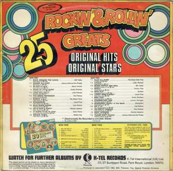 LP Various: 25 Rockin' & Rollin' Greats LTD