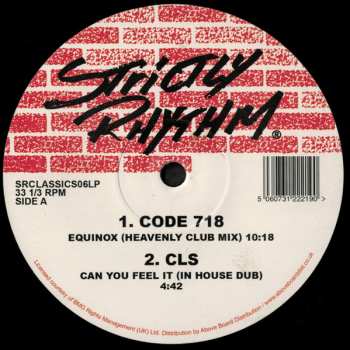 2LP Various: 30 Years Of Strictly Rhythm Part One
