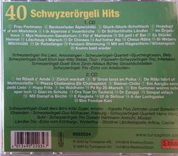 CD Various: 40 Schwyzerörgeli Hits