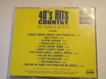 CD Various: 40's Hits... Country Volume 1