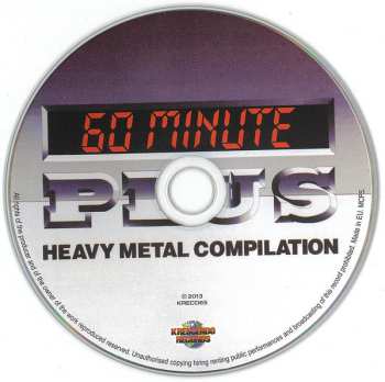 CD Various: 60 Minute Plus Heavy Metal Compilation 