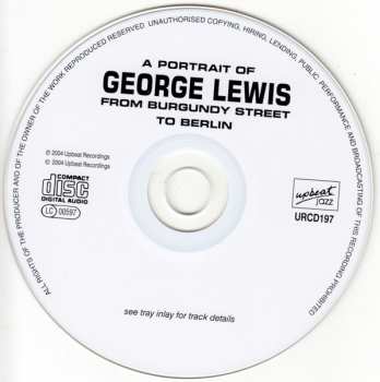 CD Various: A Portrait Of George Lewis - From Burgundy Street To Berlin