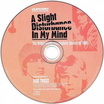 3CD/Coffret Various: A Slight Disturbance In My Mind: The British Proto-Psychedelic Sounds of 1966