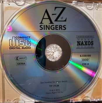 4CD/Coffret Various: A-Z of Singers by David Patmore