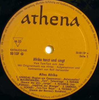 LP Various: Afrika Tanzt Und Singt - Vom Tam-Tam Zum Jazz