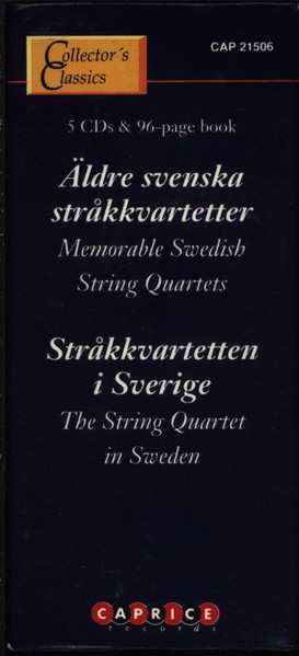 5CD/Coffret Various: Äldre Svenska Stråkkvartetter = Memorable Swedish String Quartets