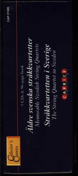 5CD/Coffret Various: Äldre Svenska Stråkkvartetter = Memorable Swedish String Quartets