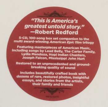 5CD/Coffret Various: American Epic