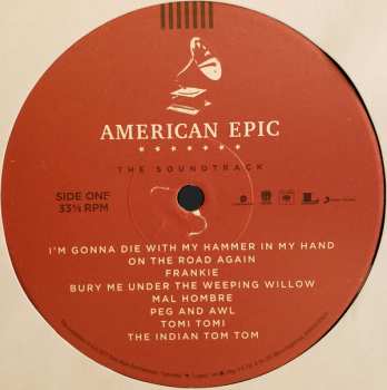 LP Various: American Epic - The Soundtrack