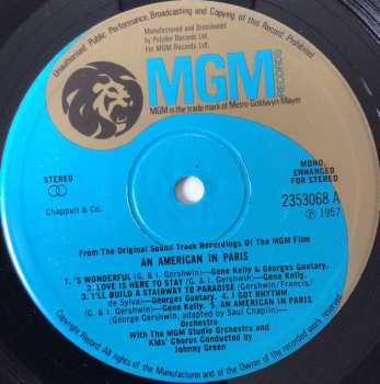 LP Various: An American In Paris / Les Girls
