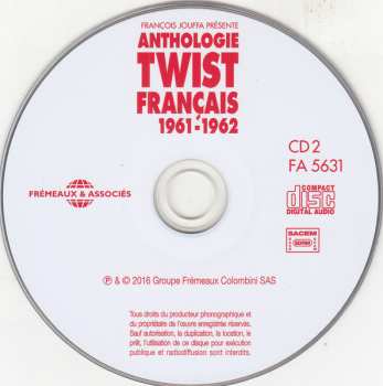 3CD Various: Anthologie Twist Français 1961-1962