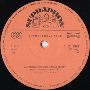 2LP/Coffret Various: Antologie Chodské Lidové Hudby