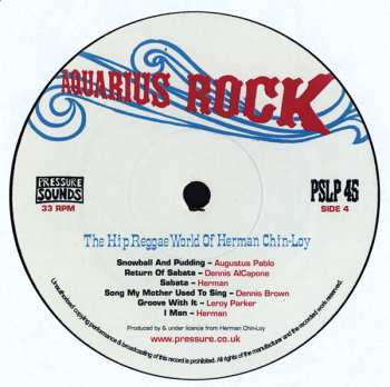 2LP Various: Aquarius Rock: The Hip Reggae World Of Herman Chin-Loy