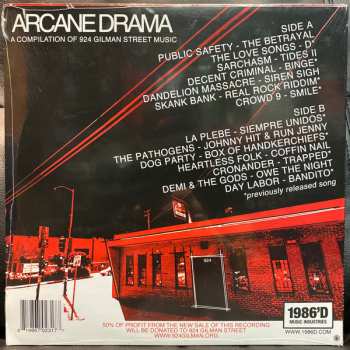 LP Various: Arcane Drama (A Compilation of 924 Gilman Street Music Volume 1)